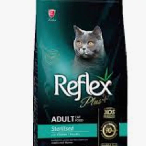 غذای خشک گربه 🐱 رفلکس پلاس مدل استریلایز چیکن