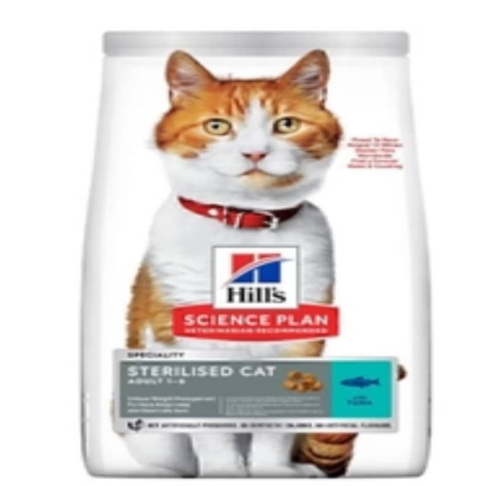 غذای خشک گربه عقیم هیلز با طعم سالمون یک و نیم کیلویی واتساپ ۰۹۱۴۳۷۹۹۵۲۴